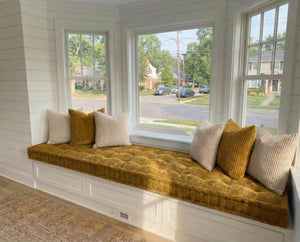 Trapezoid Tufted Bench 8
