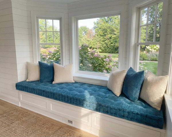 Trapezoid Tufted Bench 7