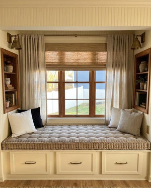 Corduroy Tufted Bench 8
