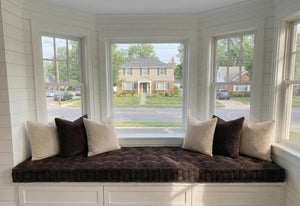Trapezoid Tufted Bench 12