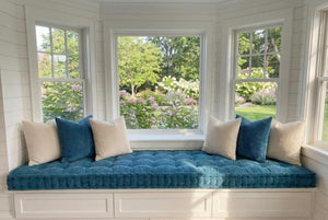 Trapezoid Tufted Bench 15