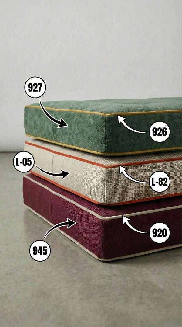 Custom Linen Bench Cushion 2