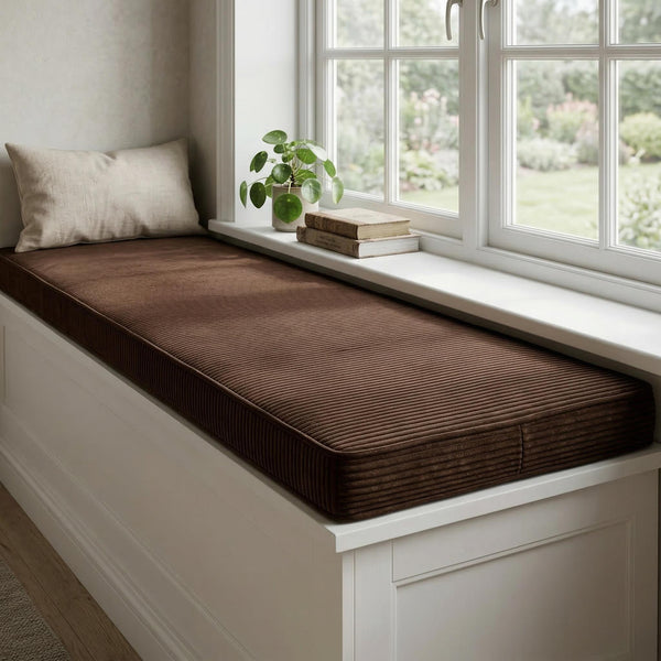 Custom Corduroy Bench Cushion 13
