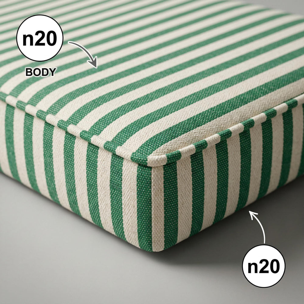 Custom Linen Bench Cushion 1
