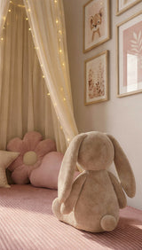 Custom Corner Floor Cushion, Made-to-Measure Corduroy Reading Nook Mat, Quarter Round Kids Play Cushion, Canopy Corner D