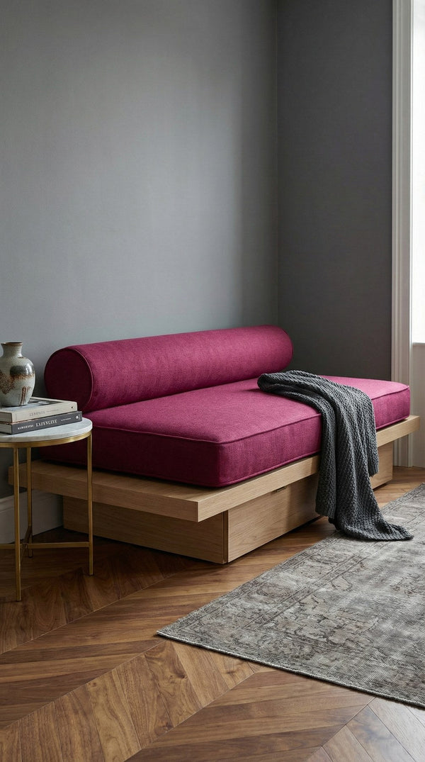 Custom Window Seat Cushion with Piping, Made-to-Measure Bench Seat Pad, Boxed Banquette Booth Cushion, Reading Nook Wind