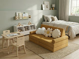 Custom Modular Kids Play Sofa, Corduroy Toddler Play Couch, Convertible Foam Floor Sofa for Playroom, Montessori Nursery