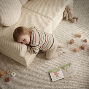 Custom Modular Kids Play Sofa, Corduroy Toddler Play Couch, Convertible Foam Floor Sofa for Playroom, Montessori Nursery