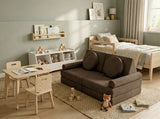 Custom Modular Kids Play Sofa, Corduroy Toddler Play Couch, Convertible Foam Floor Sofa for Playroom, Montessori Nursery