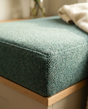 Custom Window Seat Cushion with Foam, Made-to-Measure Bench Seat Pad, Banquette Booth Cushion, Reading Nook Window Seat,