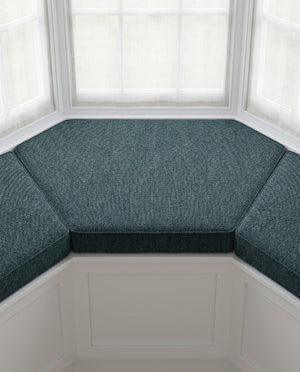 Custom Window Seat Cushion with Foam, Made-to-Measure Bench Seat Pad, Banquette Booth Cushion, Reading Nook Window Seat,
