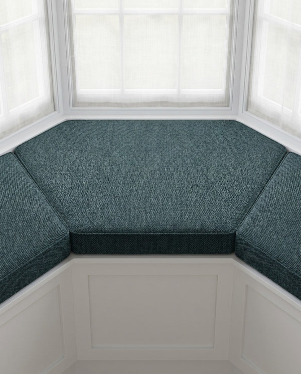 Custom Window Seat Cushion with Foam, Made-to-Measure Bench Seat Pad, Banquette Booth Cushion, Reading Nook Window Seat,