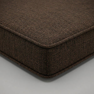 Custom Outdoor Seat Cushion with Piping, Made-to-Measure Box Edge Patio Bench Cushion, Waterproof Chair Seat Pad, Window
