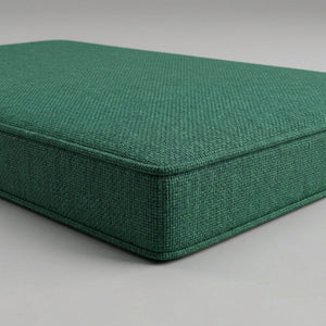 Custom Outdoor Seat Cushion with Piping, Made-to-Measure Box Edge Patio Bench Cushion, Waterproof Chair Seat Pad, Window