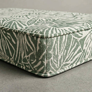Custom Outdoor Seat Cushion with Piping, Made-to-Measure Box Edge Patio Bench Cushion, Waterproof Chair Seat Pad, Window