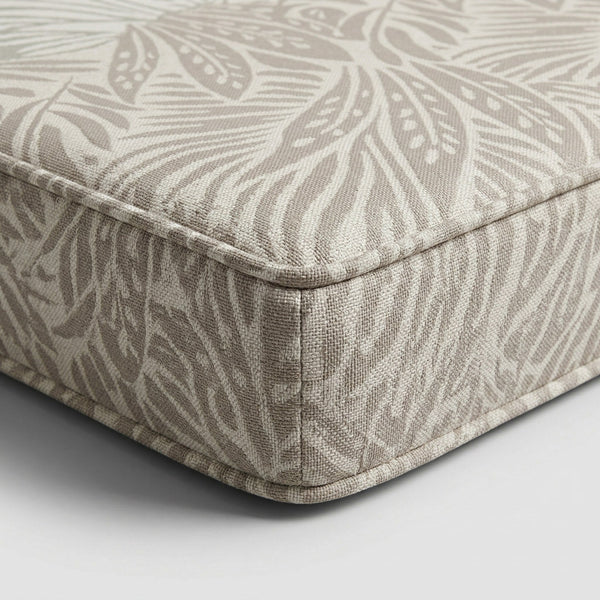 Custom Outdoor Seat Cushion with Piping, Made-to-Measure Box Edge Patio Bench Cushion, Waterproof Chair Seat Pad, Window
