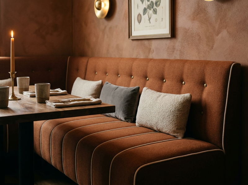 Lobby banquette refresh