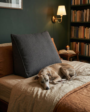Custom Window Seat Cushion, Made-to-Measure Bench Seat Pad, Pet-Friendly Giza Cotton Cushion, Banquette Booth Nook Cushi