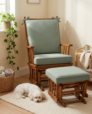 Custom Window Seat Cushion, Made-to-Measure Bench Seat Pad, Pet-Friendly Giza Cotton Cushion, Banquette Booth Nook Cushi