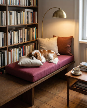 Custom Window Seat Cushion, Made-to-Measure Bench Seat Pad, Pet-Friendly Giza Cotton Cushion, Banquette Booth Nook Cushi