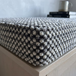 Custom Window Seat Cushion with Foam, Made-to-Measure Bench Seat Pad, Textured Point Weave Banquette Cushion, Bay Window
