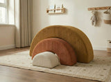 Custom Rainbow Play Couch, Corduroy Kids Climbing Sofa, Nested Arch Floor Cushion, Montessori Nursery Playroom Furniture
