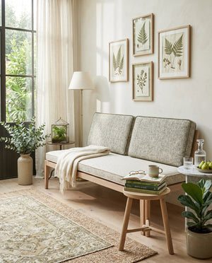 Custom Bench Cushion Set with Backrest, Made-to-Measure Window Seat Cushion, Floral Banquette Seat Pad, Reading Nook Ben
