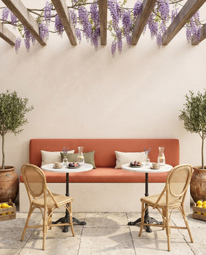 Custom Bench Cushion with Foam, Made-to-Measure Window Seat Cushion, Outdoor Banquette Booth Seat Pad, Woven Performance