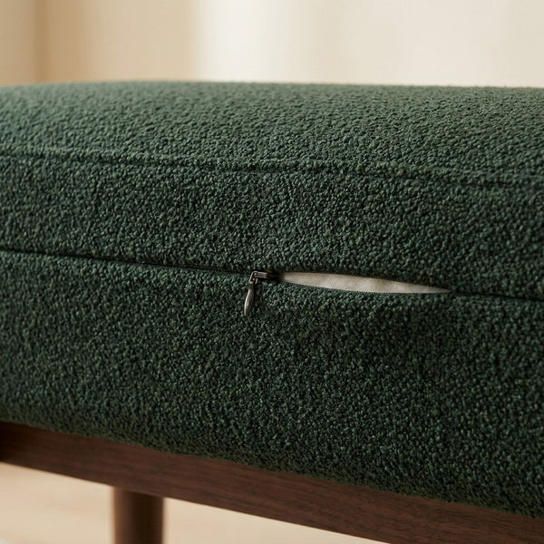 Custom Teddy Boucle Window Seat Cushion, Made-to-Measure Bench Seat Pad, Soft Textured Daybed Cushion, Reading Nook Wind