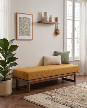 Custom Teddy Boucle Window Seat Cushion, Made-to-Measure Bench Seat Pad, Soft Textured Daybed Cushion, Reading Nook Wind
