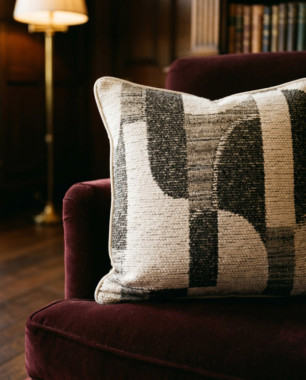 Custom Boucle Throw Pillow, Textured Decorative Cushion Cover, Made-to-Measure Sofa Accent Pillow, Square Lumbar Couch C