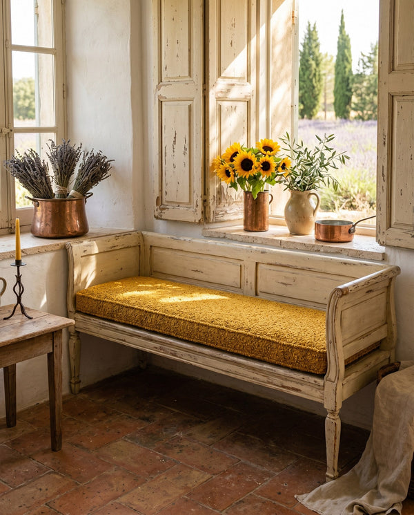Custom Bench Cushion with Foam, Made-to-Measure Window Seat Cushion, Banquette Bench Seat Pad, Reading Nook Cushion, Pip