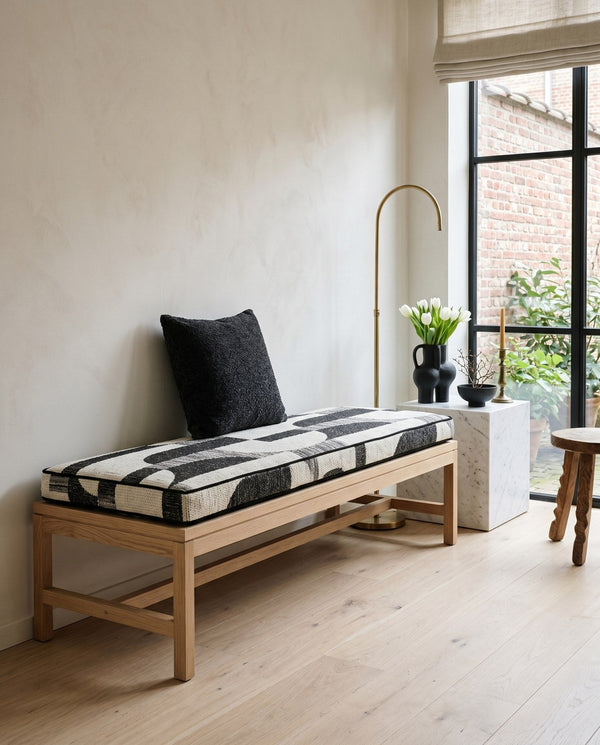 Custom Bench Cushion with Foam, Made-to-Measure Window Seat Cushion, Banquette Bench Seat Pad, Reading Nook Cushion, Pip