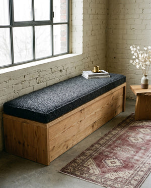 Custom Bench Cushion with Foam, Made-to-Measure Window Seat Cushion, Banquette Bench Seat Pad, Reading Nook Cushion, Pip