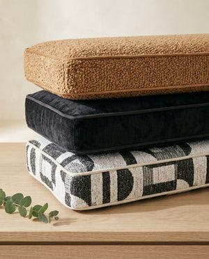 Custom Bench Cushion with Foam, Made-to-Measure Window Seat Cushion, Banquette Bench Seat Pad, Reading Nook Cushion, Pip