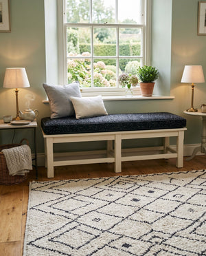 Custom Bench Cushion with Foam, Made-to-Measure Window Seat Cushion, Banquette Bench Seat Pad, Reading Nook Cushion, Pip